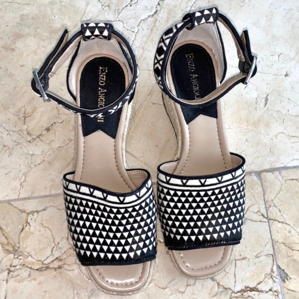 Enzo Angolini Leather Wedge